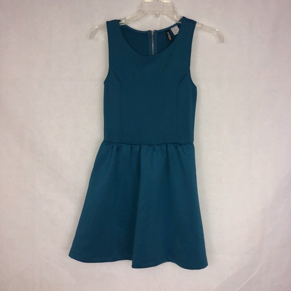 H&M Dresses & Skirts - Divided By H&M Blue Fit And Flare Dress Size XS